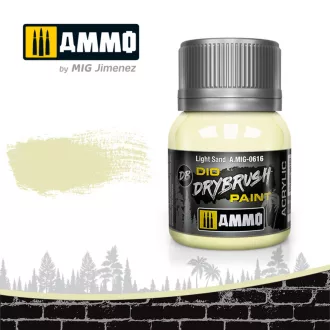   AMMO by MIG Jimenez - DRYBRUSH Light Sand szárazecset-festék 40 mL