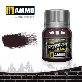   AMMO by MIG Jimenez - DRYBRUSH Chipping szárazecset-festék 40 mL