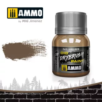   AMMO by MIG Jimenez - DRYBRUSH Earth szárazecset-festék 40 mL