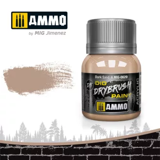   AMMO by MIG Jimenez - DRYBRUSH Dark Sand szárazecset-festék 40 mL