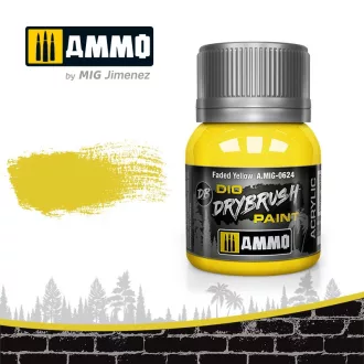 AMMO by Mig DRYBRUSH Faded Yellow festék
