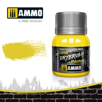   AMMO by MIG Jimenez - DRYBRUSH Faded Yellow szárazecset-festék 40 mL