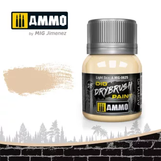   AMMO by MIG Jimenez - DRYBRUSH Light Skin szárazecset-festék 40 mL
