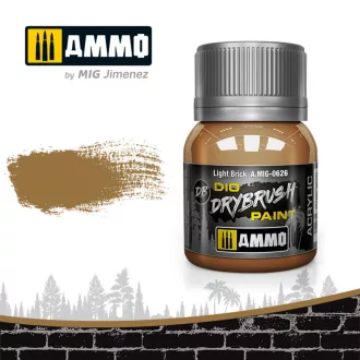  AMMO by MIG Jimenez - DRYBRUSH Light Brick szárazecset-festék 40 mL