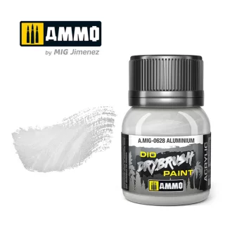   AMMO by MIG Jimenez - DRYBRUSH Aluminium szárazecset-festék 40 mL