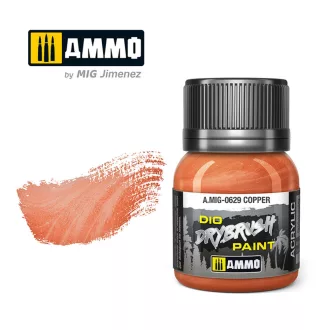   AMMO by MIG Jimenez - DRYBRUSH Copper szárazecset-festék 40 mL