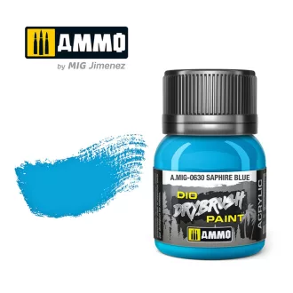   AMMO by MIG Jimenez - DRYBRUSH Saphire Blue szárazecset-festék 40 mL
