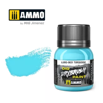  AMMO by MIG Jimenez - DRYBRUSH Turquoise szárazecset-festék 40 mL