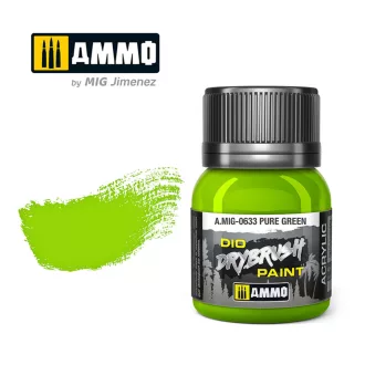   AMMO by MIG Jimenez - DRYBRUSH Pure Green szárazecset-festék 40 mL