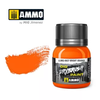   AMMO by MIG Jimenez - DRYBRUSH Bright Orange szárazecset-festék 40 mL