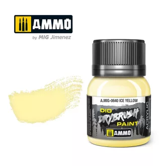   AMMO by MIG Jimenez - DRYBRUSH Ice Yellow szárazecset-festék 40 mL