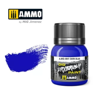   AMMO by MIG Jimenez - DRYBRUSH Dark Blue szárazecset-festék 40 mL