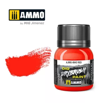   AMMO by MIG Jimenez - DRYBRUSH Red szárazecset-festék 40 mL