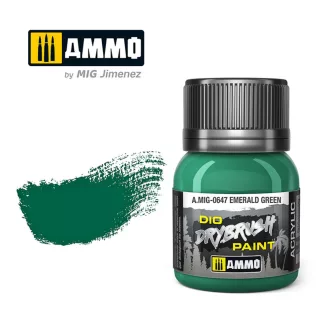   AMMO by MIG Jimenez - DRYBRUSH Emerald Green szárazecset-festék 40 mL