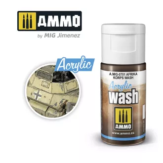   AMMO by MIG Jimenez - ACRYLIC WASH Afrika Korps Wash bemosó 15 mL