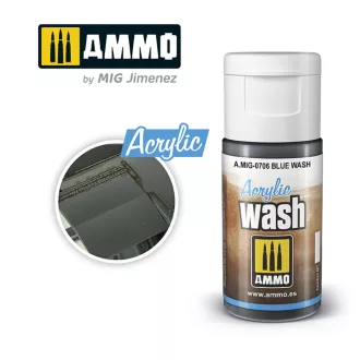AMMO by MIG Jimenez - ACRYLIC WASH Blue Wash bemosó 15 mL