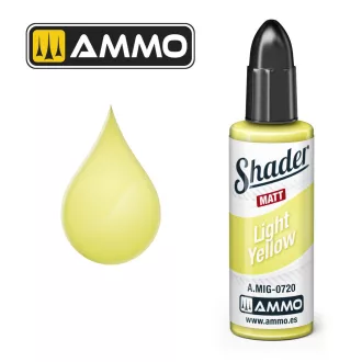   AMMO by MIG Jimenez - MATT SHADER Light Yellow makettező kiegészítő 10 mL