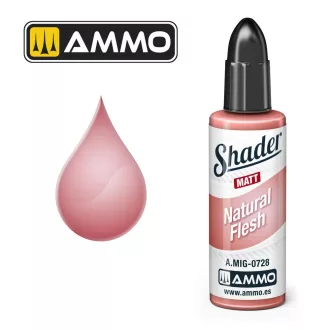   AMMO by MIG Jimenez - MATT SHADER Natural Flesh makettező kiegészítő 10 mL