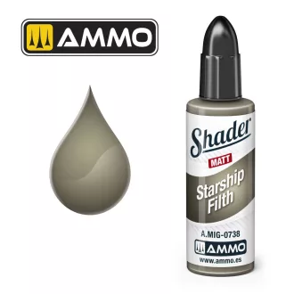   AMMO by MIG Jimenez - MATT SHADER Starship Filth makettező kiegészítő 10 mL