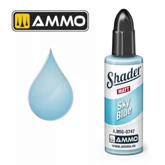   AMMO by MIG Jimenez - MATT SHADER Sky Blue makettező kiegészítő 10 mL