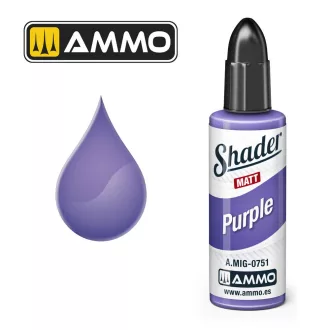   AMMO by MIG Jimenez - MATT SHADER Purple makettező kiegészítő 10 mL