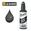 AMMO by MIG Jimenez - MATT SHADER Satin Black makettező kiegészítő 10 mL