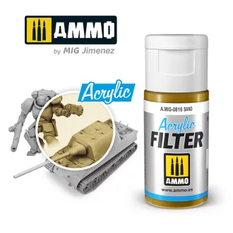   AMMO by MIG Jimenez - ACRYLIC FILTER Sand makettező effekt 15 mL