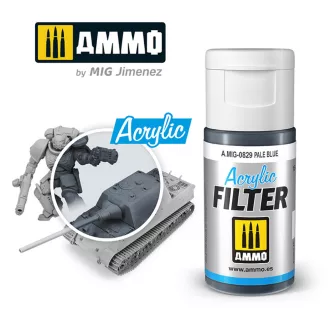   AMMO by MIG Jimenez - ACRYLIC FILTER Pale Blue makettező effekt 15 mL