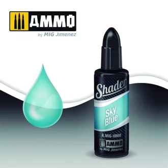   AMMO by MIG Jimenez - SHADER Sky Blue makettező kiegészítő 10 mL