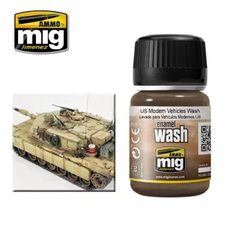 AMMO by MIG Jimenez - US Modern Vehicles WASH bemosó 35 mL