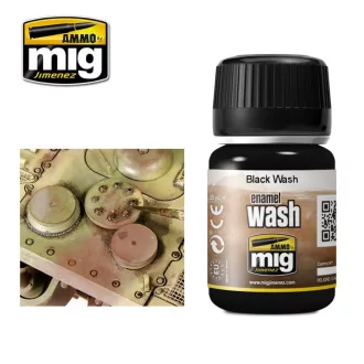 AMMO by MIG Jimenez - Black WASH bemosó 35 mL