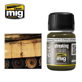   AMMO by MIG Jimenez - STREAKING Grime for US Modern Vehicles makettező effekt 35 mL