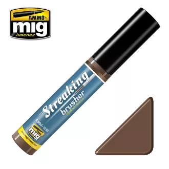 AMMO by Mig STREAKINGBRUSHER MEDIUM BROWN festék