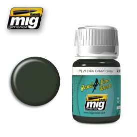 AMMO by Mig ENAMEL PANEL LINE WASH DARK GREEN GREY