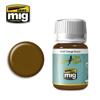  AMMO by MIG Jimenez - PLW Orange Brown makettező kiegészítő 35 mL
