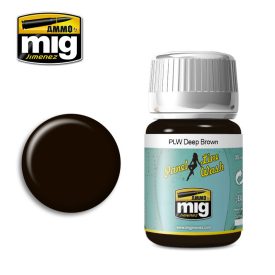 AMMO by Mig ENAMEL PANEL LINE WASH DEEP BROWN
