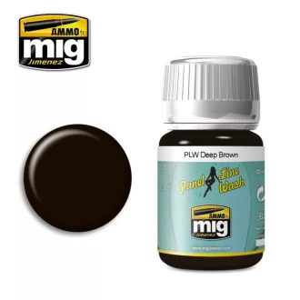   AMMO by MIG Jimenez - PLW Deep Brown makettező kiegészítő 35 mL