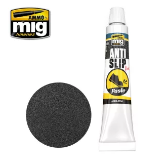   AMMO by MIG Jimenez - Anti-Slip Paste - Black Color (for 1/72 & 1/48 scales) makettfesték 20 mL