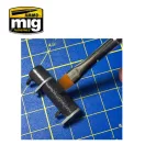 AMMO by MIG Jimenez - Anti-Slip Paste - Black Color (for 1/72 & 1/48 scales) makettfesték 20 mL