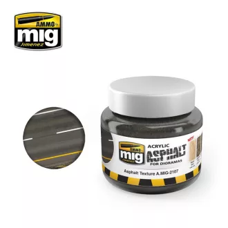 AMMO by Mig ASPHALT TEXTURE GROUND 250ml