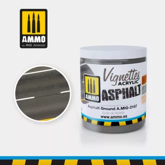   AMMO by MIG Jimenez - VIGNETTES Asphalt Ground makettező kiegészítő 250 mL