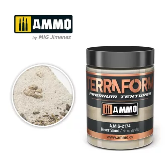   AMMO by MIG Jimenez - TERRAFORM River Sand makettező kiegészítő 250 mL