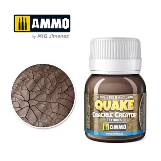   AMMO by MIG Jimenez - QUAKE CRACKLE CREATOR TEXTURES Baked Earth dioráma effekt 250 mL