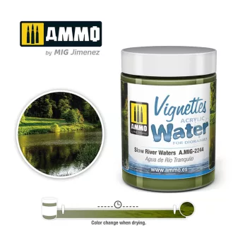   AMMO by MIG Jimenez - Slow River Waters makettező kiegészítő 100 mL