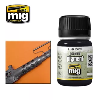 AMMO by MIG Jimenez - PIGMENT Gun Metal pigment 35 mL