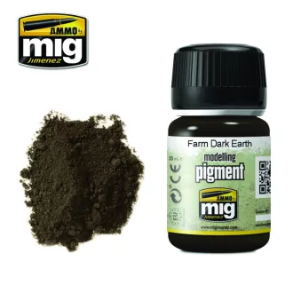 AMMO by MIG Jimenez - PIGMENT Farm Dark Earth pigment 35 mL