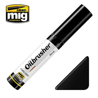   AMMO by MIG Jimenez - OILBRUSHER Black makettező effekt 10 mL