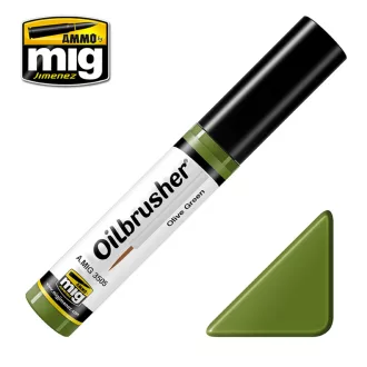   AMMO by MIG Jimenez - OILBRUSHER Olive Green makettező effekt 10 mL