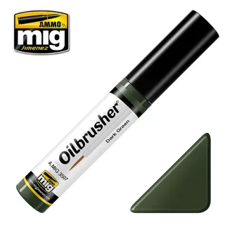 AMMO by Mig OILBRUSHER DARK GREEN festék