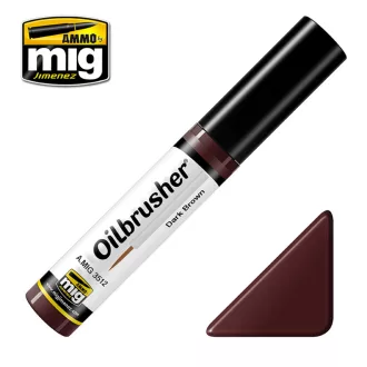   AMMO by MIG Jimenez - OILBRUSHER Dark Brown makettező effekt 10 mL